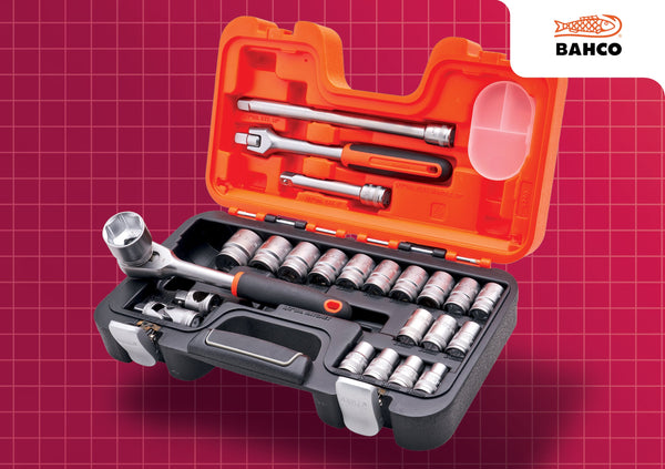 Bahco 1/2in Drive Socket Set (24 Piece)