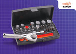 1/4" Socket Set – Black Edition: compact 1/4" drive kit with ratchet, sockets and extensions. 