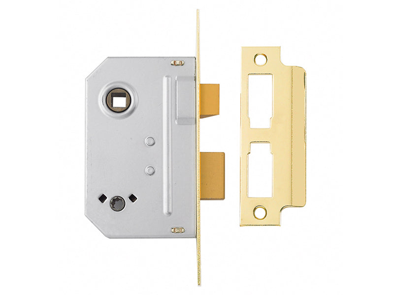 PM236 Bathroom 2 Lever Sashlock Polished Brass 67mm 2.5in