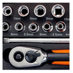 Bahco SL25 Special Edition 1/4in Socket Set, 25 Piece
