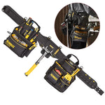 DeWalt DWST40603-1 Pro Tool Rig | 25 Pocket Padded Tool Belt with Pouches & Hammer Loops