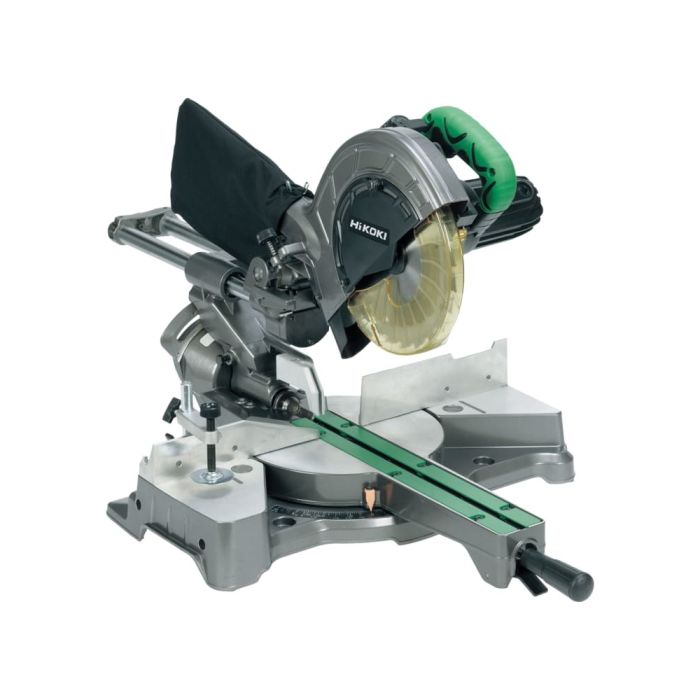 Hikoki C8FSEB/J2 Sliding Compound Mitre Saw & Blade 216mm 1050W 110V
