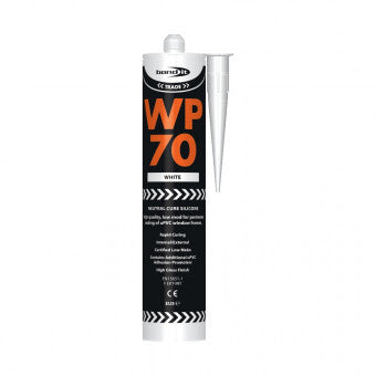 Bond It WP70 White Silicone Sealant 310ml Cartridge - Low Modulus Neutral Cure
