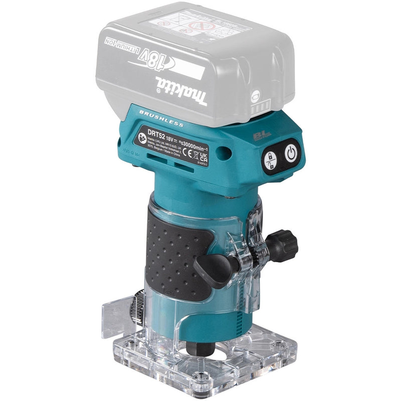 DRT52Z Brushless Laminate Trimmer - Bare Unit