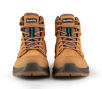 Makita MK403M Kyoto Safety Boot S7S Tan - lacing detail