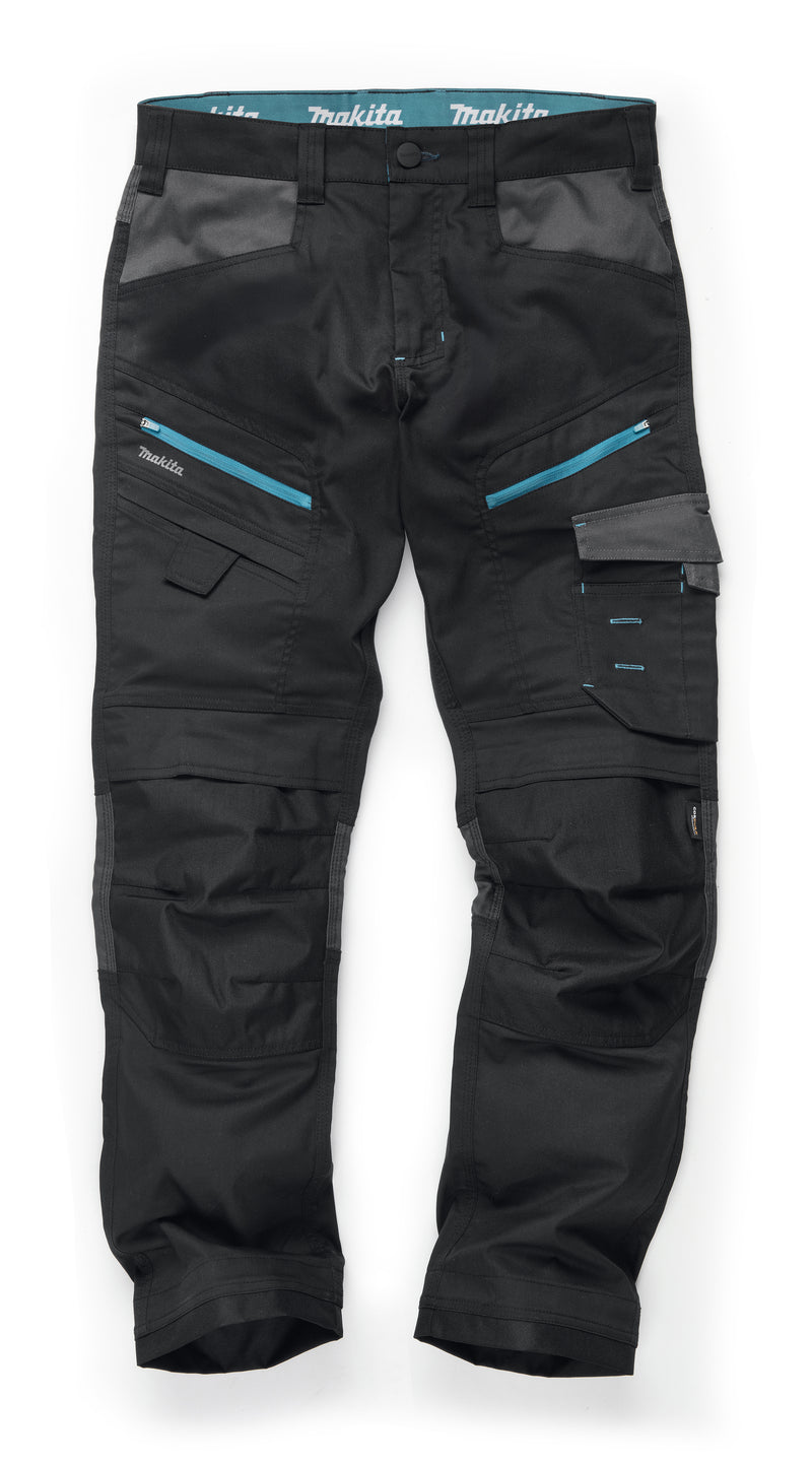 Makita MK303M Vector Stretch Trousers Cordura - front view