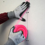JRT pink plasterers scrim tape, side view