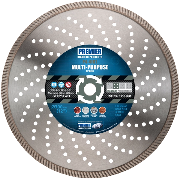 PREMIER P4-4in1 300X3.0X10X20MM UNIVERSAL TURBO BLADE