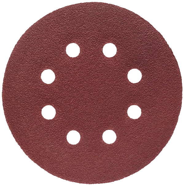P5-8SD (PKT 10) 125MM P120 H&L 8 HOLE SANDING DISC