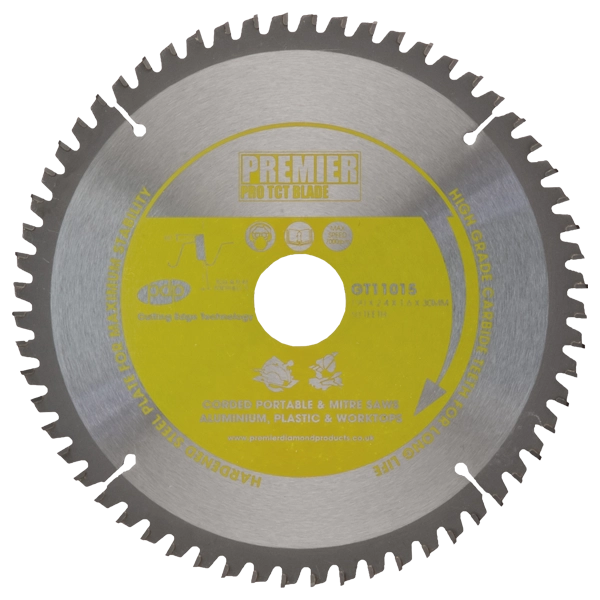 P5-ALI 190X2.4X1.6X30MM 60T TCT ALUMINUM BLADE