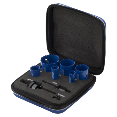 P5-HSS 9 Piece Plumbers Holesaw Kit
