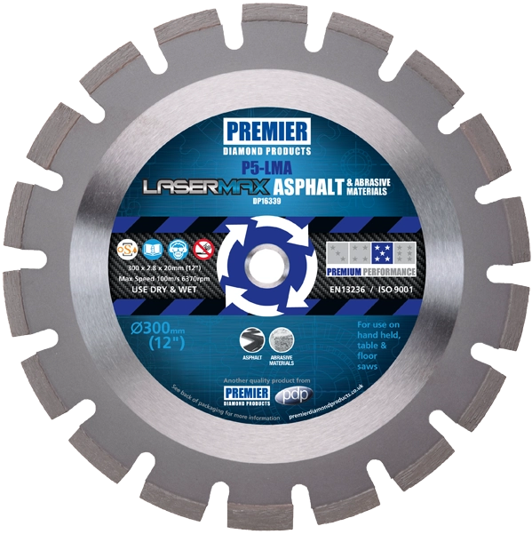 PREMIER P5-LMA 125X2.2X10X22.23 LASERMAX ASPHALT BLADE