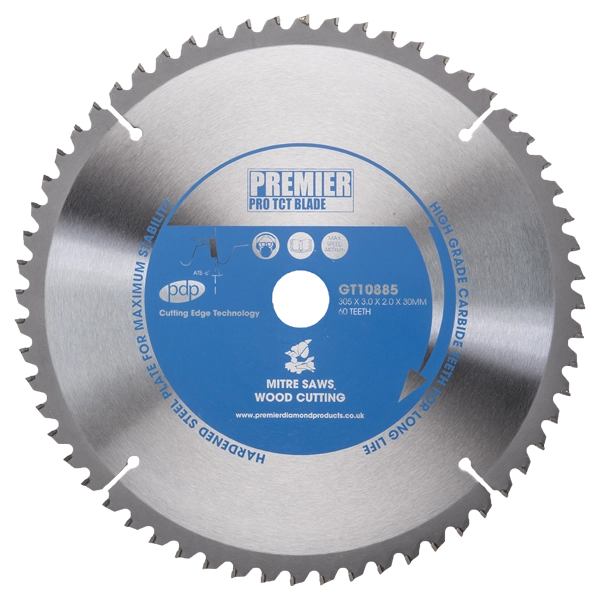 P5-MITRE 260X2.8X1.8X30MM 60T TCT MITRE SAW WOOD BLADE