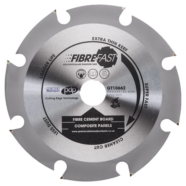 P5-PCD Fibrefast Saw Blade