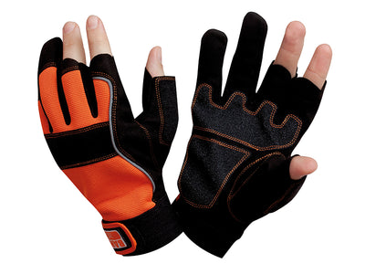 Carpenter's Fingerless Gloves - L (Size 10)