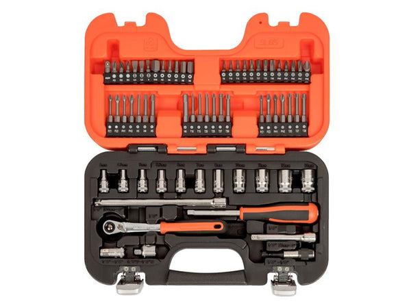 SL65 Slim Socket Set of 65 Metric 1/4in Drive