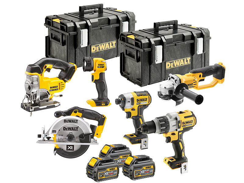 Dewalt DCK694T3 Brushless 6 Piece Kit 18V 3 x 6.0Ah Li-ion