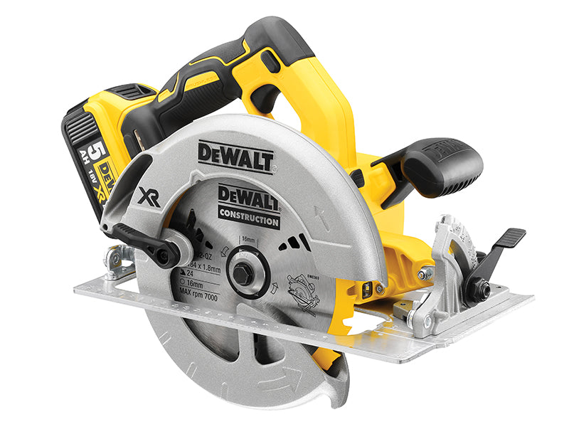 Dewalt DCS570P2 XR Brushless Circular Saw 184mm 18V 2 x 5.0Ah Li-ion