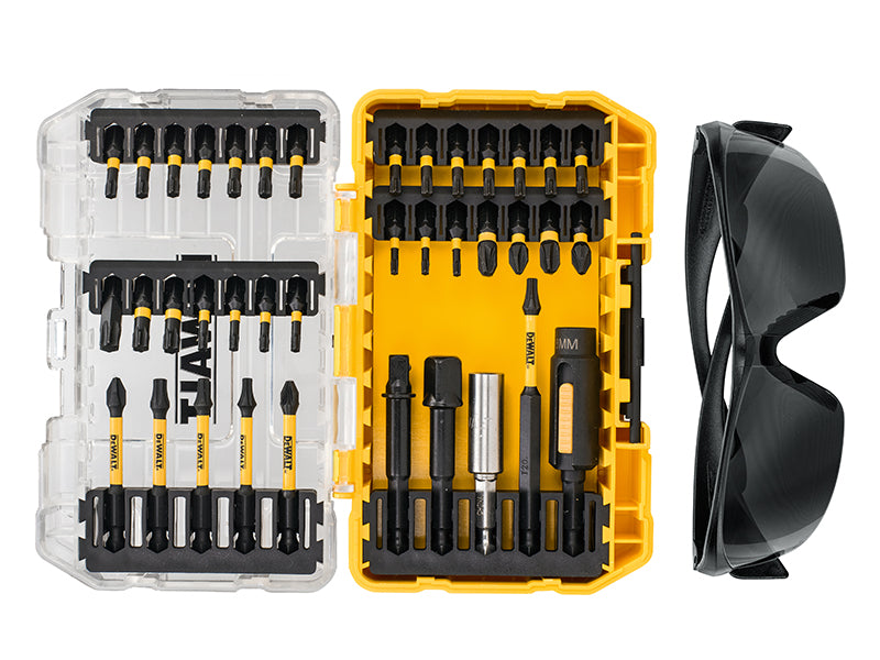 DeWalt DT70733T FLEXTORQ™ Screwdriving Set, 38 Piece + Safety Glasses
