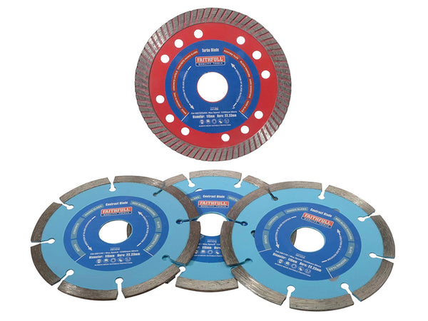 Diamond Blade Set of 4
