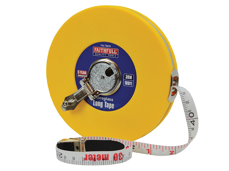 Closed ABS Fibreglass Long Tape 30m/100ft (Width 13mm)