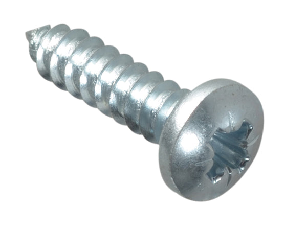 Self-Tapping Screw Pozi Compatible Pan Head ZP 3/4in x 10 ForgePack 20