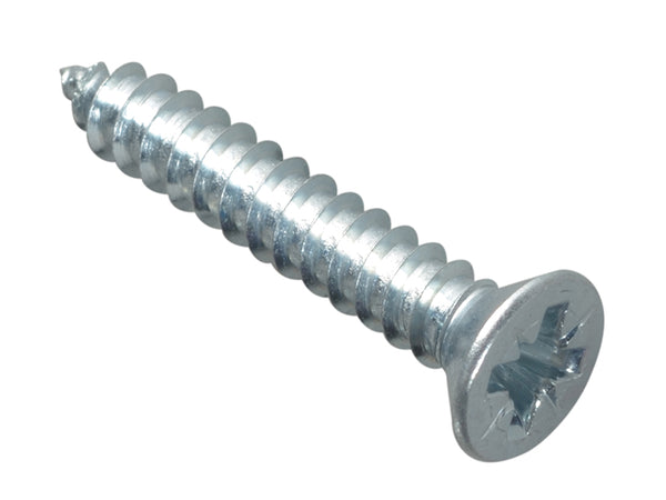 Self-Tapping Screw Pozi Compatible CSK ZP 1in x 8 ForgePack 20