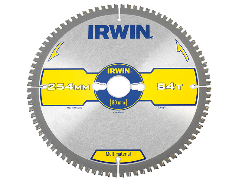 Multi Material Circular Saw Blade 254 x 30mm x 84T TCG – Invicta Tools