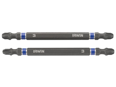 Impact Double-Ended Screwdriver Bits Pozi PZ3 100mm (Pack 2)