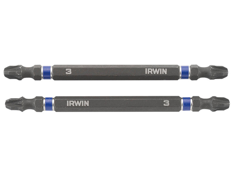 Impact Double-Ended Screwdriver Bits Pozi PZ3 100mm (Pack 2)