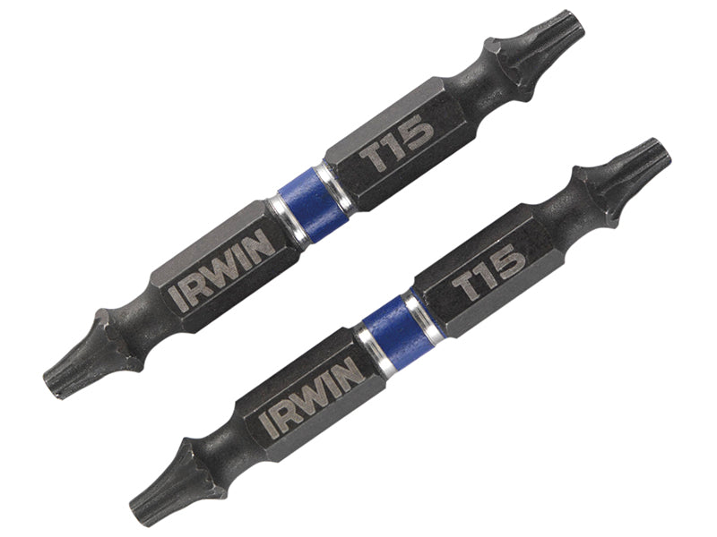 Impact Double-Ended Screwdriver Bits TORX TX15 60mm (Pack 2)