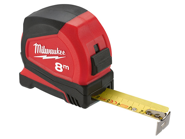 Pro Compact Tape Measure 8m (Width 25mm) (Metric Only)