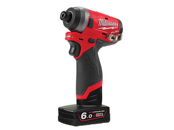 M12 FID-602X Fuel™ Sub Compact 1/4in Impact Driver 12V 2 x 6.0Ah Li-ion