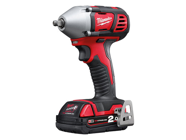 M18 BIW38-202C Compact 3/8in Impact Wrench 18V 2 x 2.0Ah Li-ion