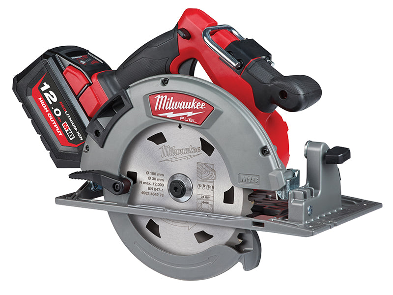 M18 FCS66-121C FUEL™ Circular Saw 190mm 18V 1 x 12.0Ah Li-ion