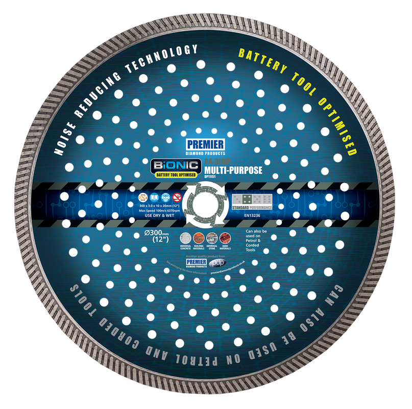 Premier Diamond P4-BiMP Multi Purpose Blade 230mm | Invicta Tools