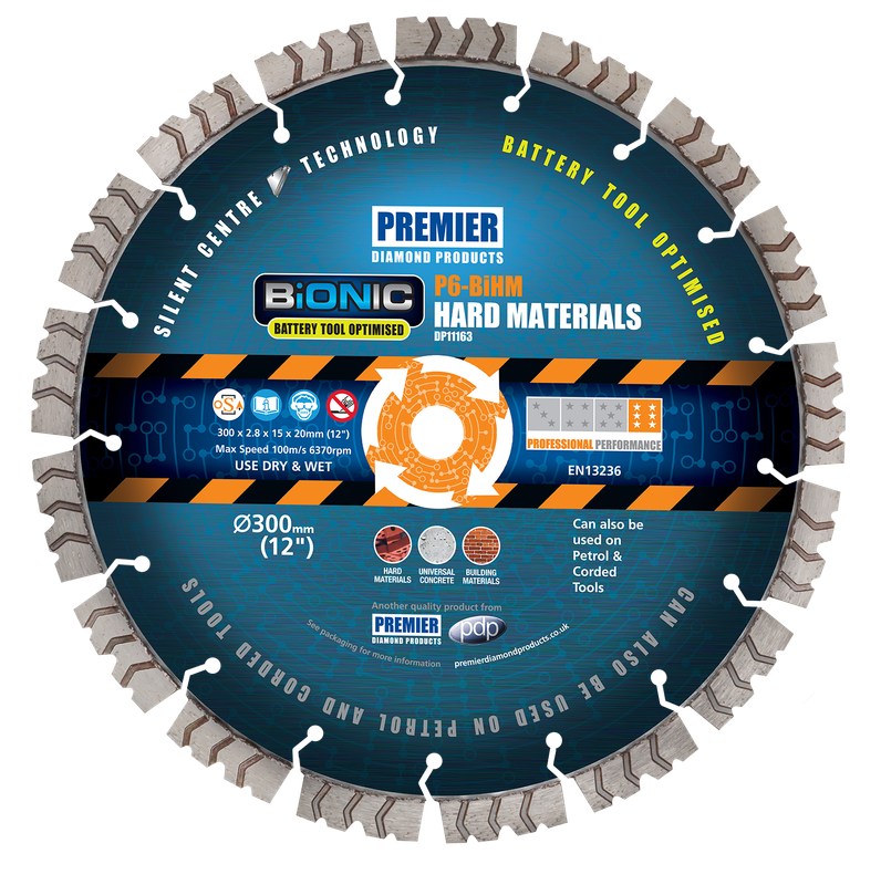 P6-BiHM BiONIC Hard Material Blade