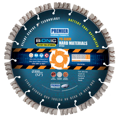 PREMIER P6-BiHM 350X3.2X15X25.4 BiONIC HARD MATERIAL BLADE