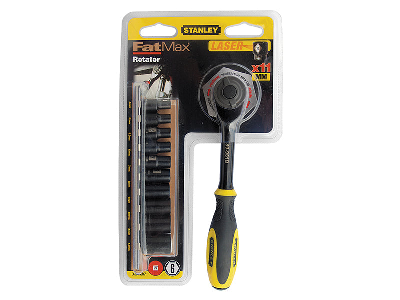 FatMax® Rotator Socket Set of 11 Metric 1/4in Drive