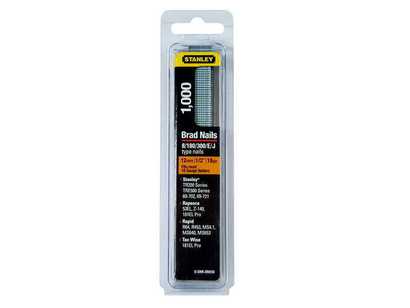 SWKBN Brad Nail 12mm SWKBN050 (Pack 1000)