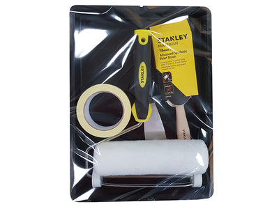 Roller & 3in Max Finish Brush Set, 6 Piece