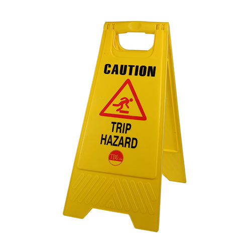 TIMCO Caution Trip Hazard A-Frame Safety Sign  - 610 x 300 x 30