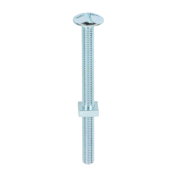 TIMCO Roofing Bolts & Square Nuts Silver - M8 x 100