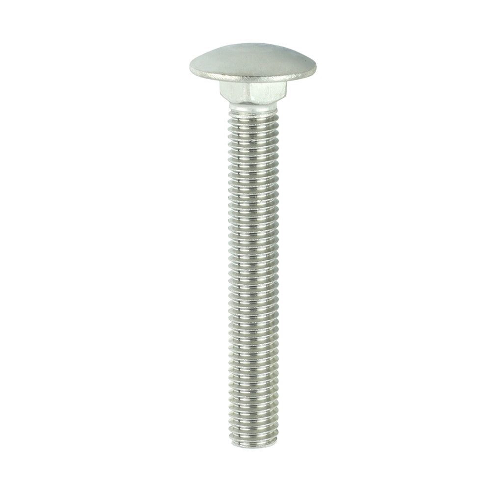 TIMCO Carriage Bolts DIN603 A2 Stainless Steel - M10 x 75