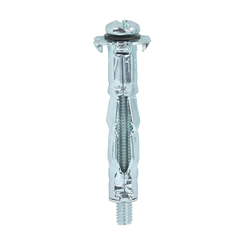 TIMCO Metal Cavity Anchors Silver - M4 x 38 (45mm Screw)