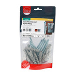 TIMCO Coach Screws Hex Head Silver  - 8.0 x 100