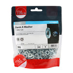 TIMCO Form A Washers DIN125-A Silver - M6