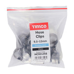 TIMCO Hose Clips A2 Stainless Steel - 9.5-12mm
