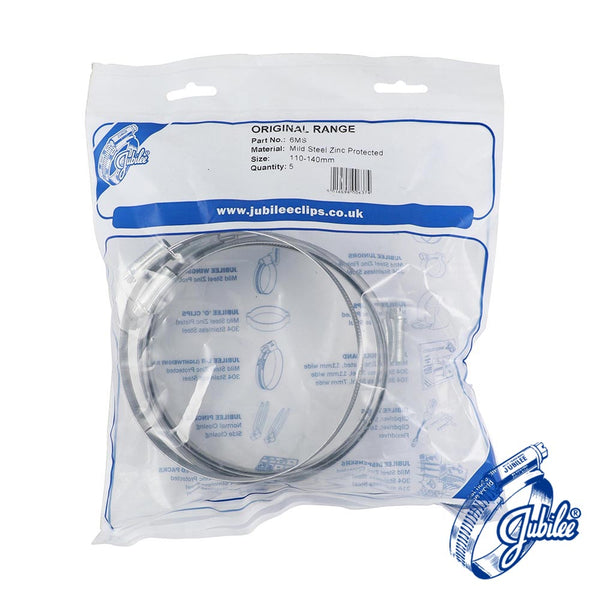 Jubilee Clip Mild Steel 110-140mm