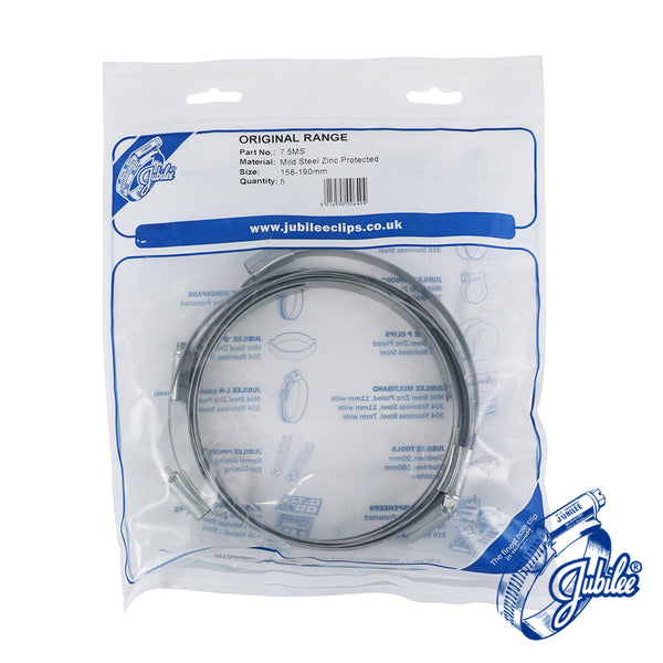 Jubilee Clip Mild Steel 158-190mm